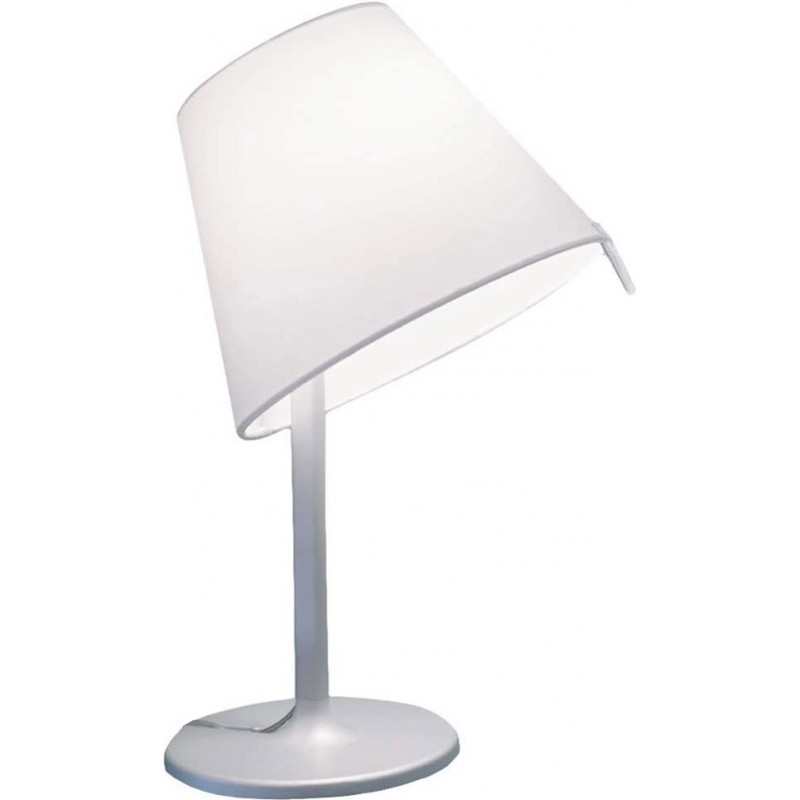 277,95 € Free Shipping | Table lamp 46W Conical Shape 40 cm. Dining room, bedroom and lobby. Aluminum. White Color