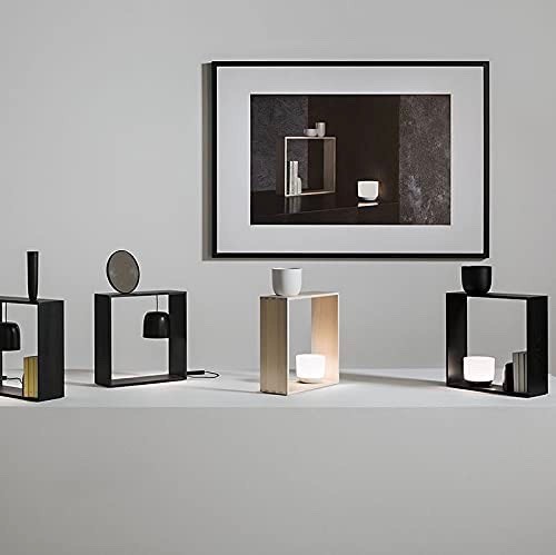 368,95 € Envoi gratuit | Lampe de table 35×35 cm. Abat-jour suspendu à l'intérieur d'un carré Polycarbonate. Couleur blanc