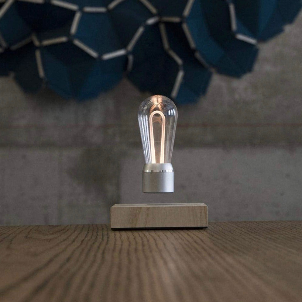 329,95 € Free Shipping | Decorative lighting 15W 19×13 cm. Wood. Gray Color