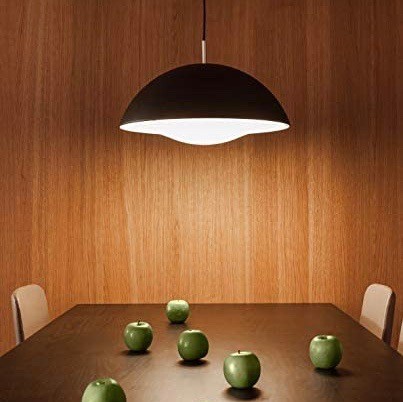352,95 € Envio grátis | Lâmpada pendurada 60W 150×55 cm. Aço e cristal. Cor preto