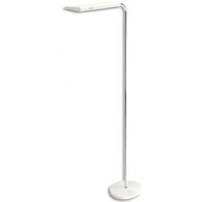 Lampada da pavimento Forma Estesa 77×66 cm. LED articolabile Soggiorno, sala da pranzo e camera da letto. ABS e Metallo. Colore bianca