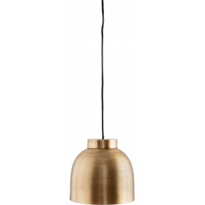 Lámpara colgante 6W Forma Cilíndrica 124×21 cm. Comedor, dormitorio y vestíbulo. Latón. Color dorado
