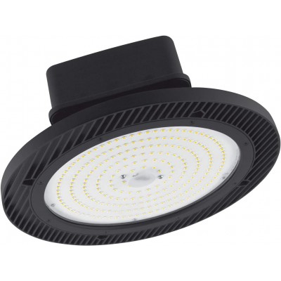 449,95 € Free Shipping | Recessed lighting 99W 4000K Neutral light. Round Shape 33×33 cm. LED Living room, bedroom and lobby. Polycarbonate. Black Color