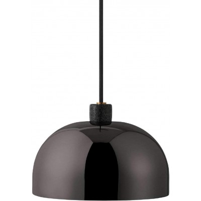 Lámpara colgante Forma Redonda 27×27 cm. Salón, comedor y dormitorio. Estilo clásico. Metal. Color negro