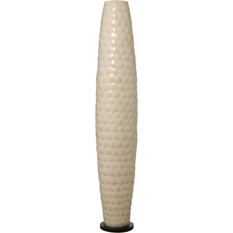 323,95 € Envío gratis | Lámpara de pie Forma Cilíndrica 150×25 cm. Diseño de conchas Salón, comedor y vestíbulo. Color beige