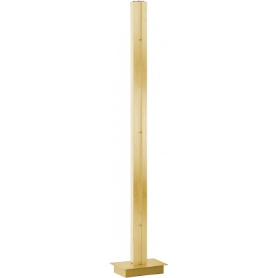 Floor lamp 38W Extended Shape 141×26 cm. Living room, dining room and bedroom. Modern Style. Aluminum and Glass. Sand Color