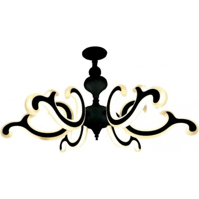 419,95 € Free Shipping | Chandelier 80W 65×65 cm. Living room, bedroom and lobby. Aluminum. Black Color