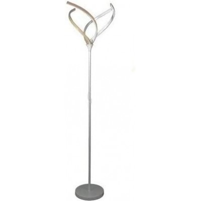 Lámpara de pie 150×30 cm. LED Comedor, dormitorio y vestíbulo. Metal. Color blanco