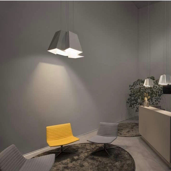 465,95 € Envio grátis | Luz de parede interna 15W 30×27 cm. LED Aço. Cor branco