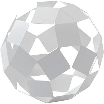 Lampada da tavolo 100W 34×34 cm. Metallo. Colore bianca