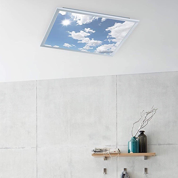 269,95 € Envoi gratuit | Panneau LED 44W LED 60×60 cm. Télécommande Métal. Couleur argent