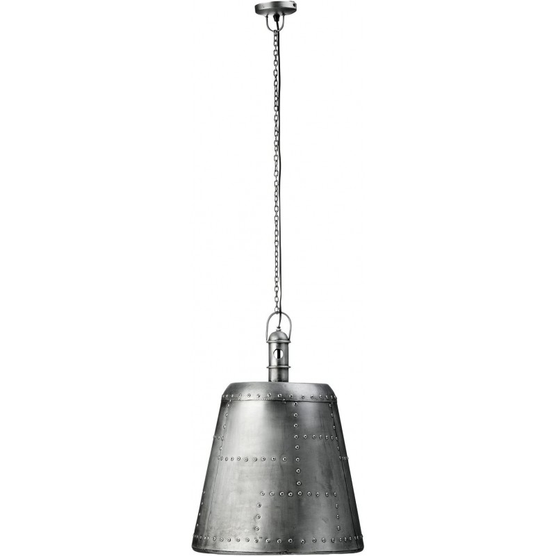 581,95 € Бесплатная доставка | Подвесной светильник Коническая Форма 64×44 cm. Столовая, спальная комната и лобби. Металл. Серебро Цвет