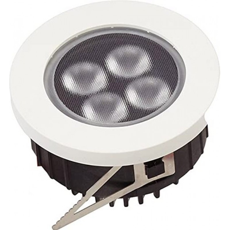 328,95 € Free Shipping | Recessed lighting 10W Round Shape 10×10 cm. Living room, dining room and bedroom. White Color