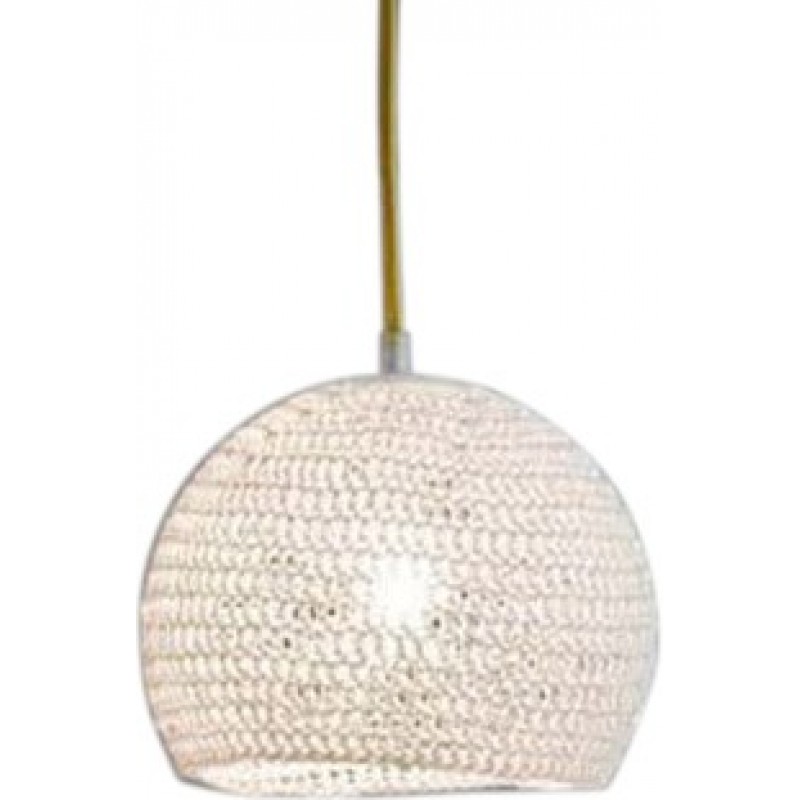 295,95 € Free Shipping | Hanging lamp 5W Spherical Shape 21×21 cm. Living room, bedroom and lobby. White Color
