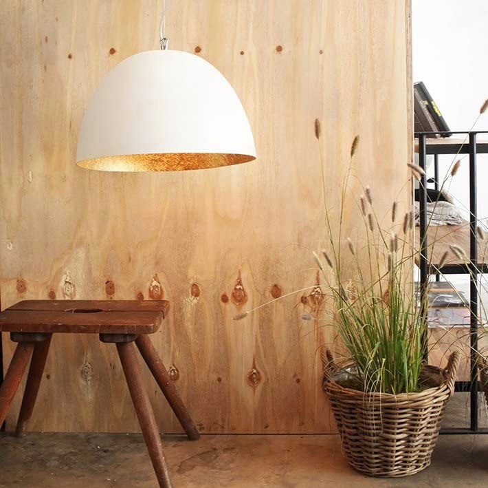 391,95 € Envoi gratuit | Lampe à suspension 157×46 cm. Métal et résine. Couleur blanc