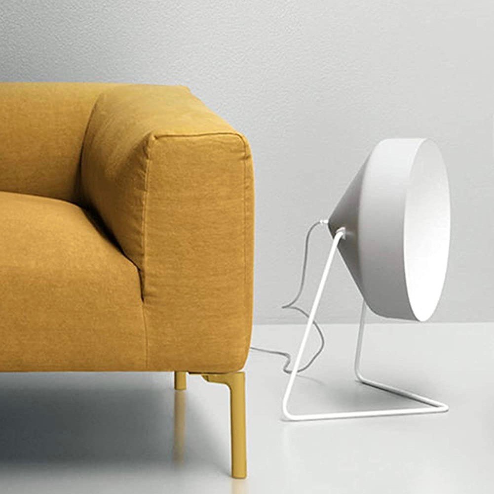 628,95 € Envio grátis | Luminária de piso 70W 40×40 cm. Aço e concreto. Cor cinza