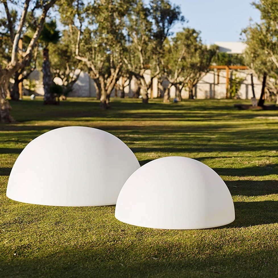 287,95 € Envío gratis | Lámpara de sobremesa 1W 50×50 cm. Polietileno. Color blanco
