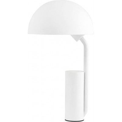 Lámpara de escritorio Forma Esférica Ø 28 cm. Salón, comedor y dormitorio. Estilo moderno. Acero y Metal. Color blanco