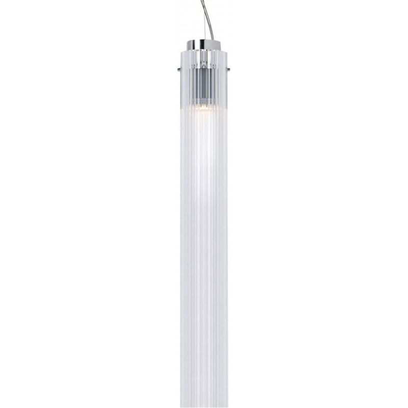 363,95 € Envoi gratuit | Lampe à suspension 10W Façonner Cylindrique 60×8 cm. Salle, chambre et hall. Cristal et PMMA