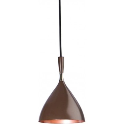 Lampe à suspension Façonner Conique 25×25 cm. Salle à manger, chambre et hall. Style classique. Acier