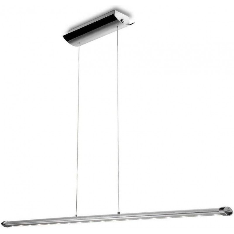 611,95 € Envoi gratuit | Lampe à suspension 1W 100×5 cm. LED Aluminium et pmma. Couleur chromé