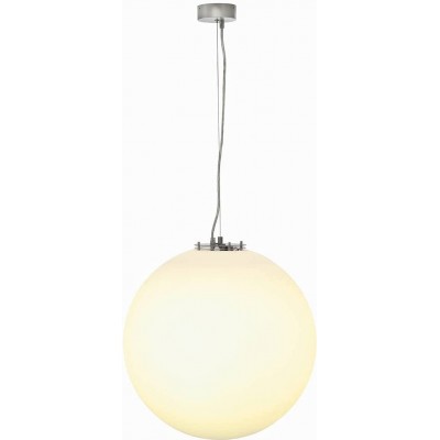 293,95 € Free Shipping | Hanging lamp 24W Spherical Shape 58×52 cm. Living room, bedroom and lobby. Modern Style. Steel and Polyethylene. Gray Color