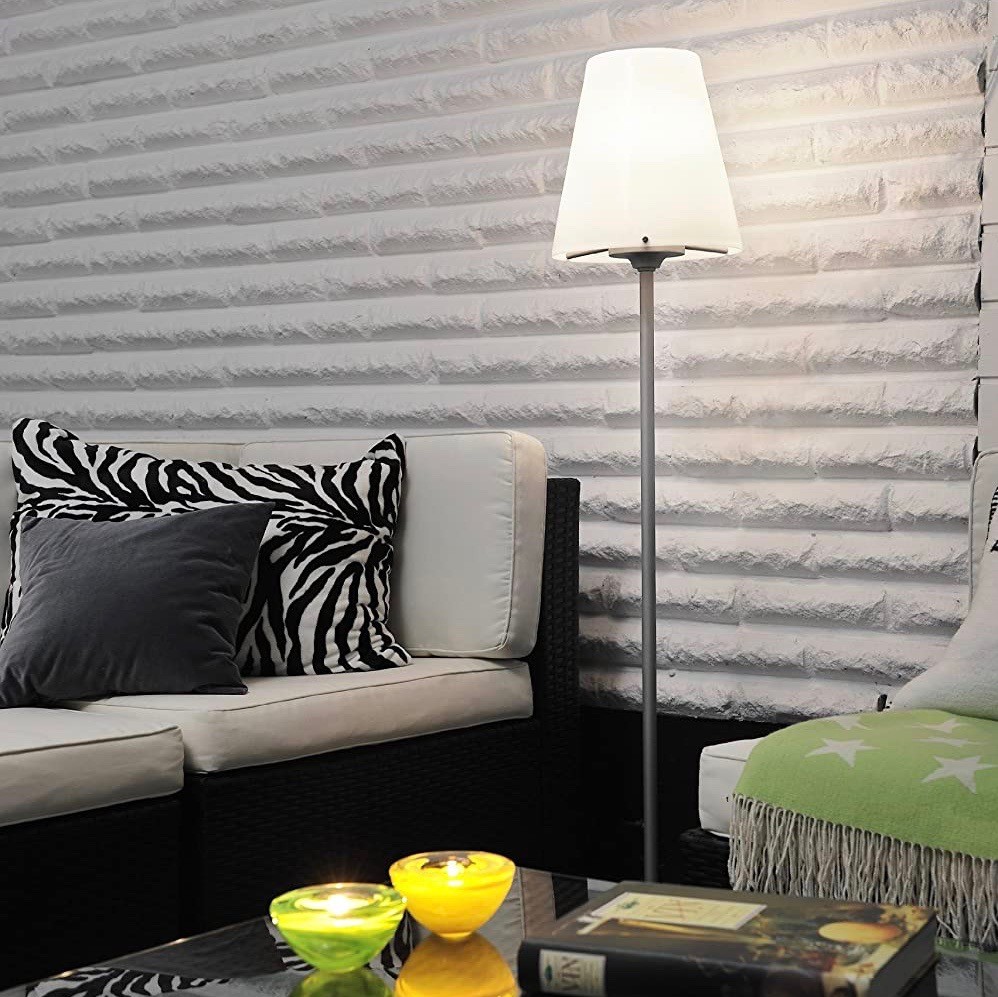 369,95 € Envoi gratuit | Lampadaire 60W 130×28 cm. Pmma. Couleur blanc