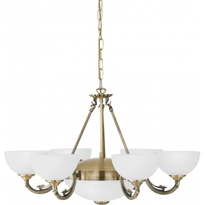 262,95 € Free Shipping | Chandelier Eglo 180W Metal casting. Golden Color