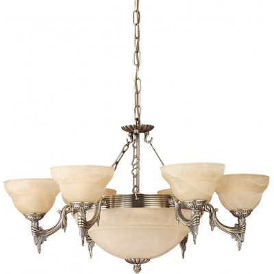 Chandelier Eglo 54W Glass. Golden Color