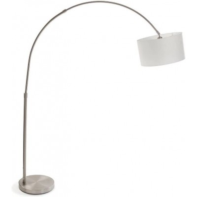 Lampada da pavimento Forma Estesa 210×180 cm. Soggiorno, sala da pranzo e camera da letto. PMMA e Metallo. Colore grigio