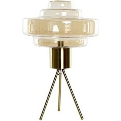 223,95 € Envoi gratuit | Lampe de table 70×45 cm. Cristal, métal et verre. Couleur dorée