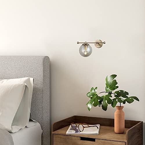 135,95 € Envio grátis | Luz de parede interna 40W 35×22 cm. Metais e vidro. Cor dourado