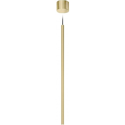 Lampe à suspension 4W Façonner Étendue 141×8 cm. LED Salle, salle à manger et hall. Aluminium. Couleur dorée