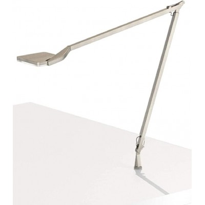 Lampada de escritorio 10W Forma Angular 119×20 cm. LED Sala de estar, sala de jantar e quarto. Alumínio. Cor cinza