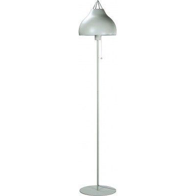 Lampada da pavimento 60W 150×29 cm. Metallo. Colore bianca