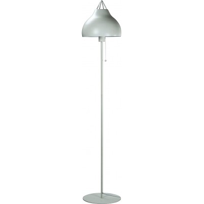 285,95 € Envío gratis | Lámpara de pie 60W Forma Redonda 150×29 cm. Salón, comedor y dormitorio. Estilo moderno. Metal. Color blanco