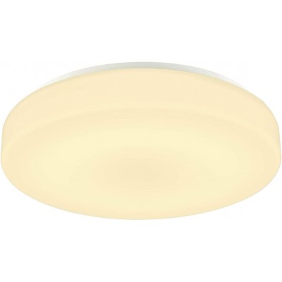 238,95 € Free Shipping | Indoor ceiling light Round Shape 40×40 cm. Living room, dining room and bedroom. Modern Style. Acrylic and Polycarbonate. White Color