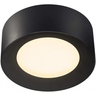 293,95 € Free Shipping | Indoor ceiling light 19W 20×20 cm. LED Polycarbonate. Black Color