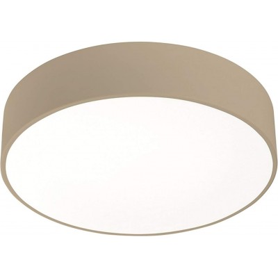 Indoor ceiling light 31W Round Shape LED Living room, dining room and bedroom. Acrylic. Beige Color