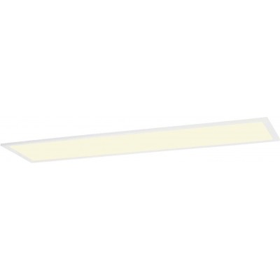 Painel de LED LED Forma Retangular 120×30 cm. LED Sala de jantar, quarto e salão. Estilo moderno e frio. Acrílico e Alumínio. Cor branco