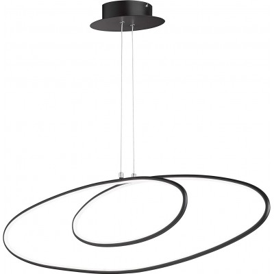 191,95 € Free Shipping | Hanging lamp 37W 150×114 cm. Pmma. Black Color