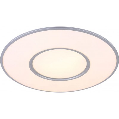 484,95 € Free Shipping | Indoor ceiling light 40W Round Shape 81×81 cm. Control with Smartphone APP Living room, dining room and lobby. Acrylic. Gray Color