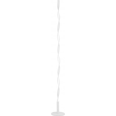 Lampada da pavimento Forma Estesa 180×22 cm. Soggiorno, sala da pranzo e atrio. Stile moderno. Alluminio. Colore bianca