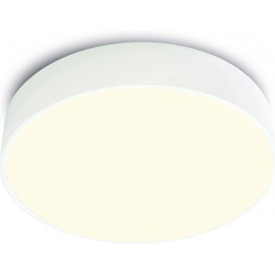 369,95 € Free Shipping | Indoor ceiling light 99W Round Shape Ø 80 cm. Living room, dining room and lobby. Modern Style. Acrylic. White Color