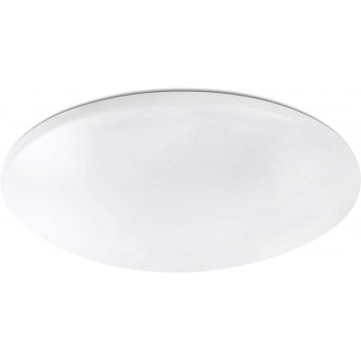 室内顶灯 60W 圆形的 形状 15×15 cm. LED 客厅, 饭厅 和 卧室. 经典的 风格. 丙烯酸纤维 和 铝. 白色的 颜色