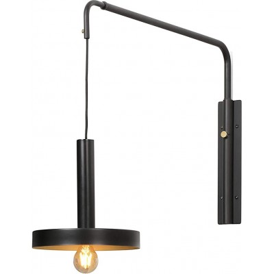 Lampada da parete per interni 15W Forma Cilindrica 120×50 cm. Estensibile Soggiorno, camera da letto e atrio. Stile moderno. Metallo. Colore nero