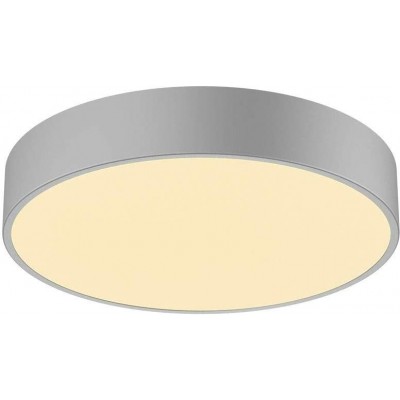 471,95 € Free Shipping | Indoor ceiling light 30W 3000K Warm light. Round Shape 38×38 cm. Living room, dining room and bedroom. Polycarbonate. Gray Color