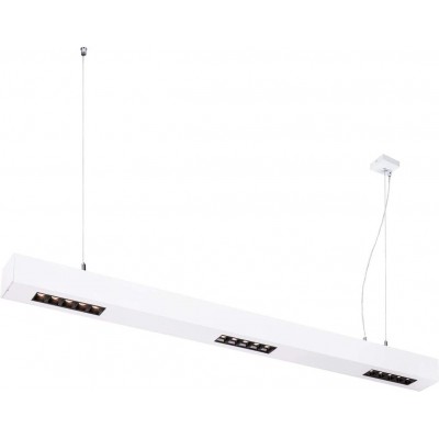 Подвесной светильник 45W 3000K Теплый свет. Удлиненный Форма 100×6 cm. Гостинная, столовая и спальная комната. Алюминий и ПММА. Белый Цвет