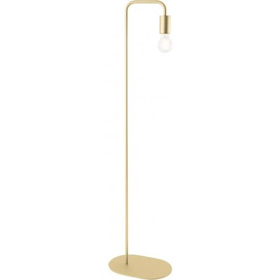 Floor lamp 24W Extended Shape 117×29 cm. Living room, dining room and bedroom. Modern Style. Steel and Aluminum. Golden Color