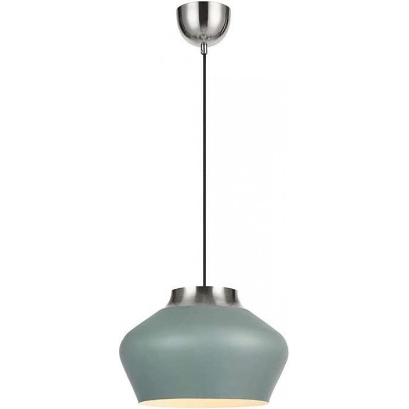 145,95 € Free Shipping | Hanging lamp 60W Spherical Shape 31×31 cm. Living room, dining room and bedroom. Stainless steel and Metal casting. Gray Color